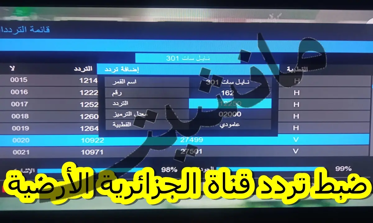 تردد قناة الجزائرية الأرضية على النايل سات لمشاهدة المباريات الهامة مجانًا