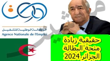 هل حدث زيادة؟.. الوكالة الوطنية للتشغيل توضح حقيقة زيادة منحة البطالة 2024 الجزائر