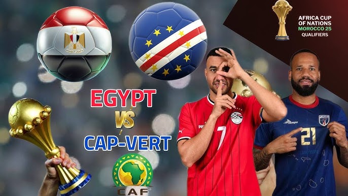 موعد مباراه مصر والراس الاخضر بالتصفيات الإفريقية المؤهلة إلي كأس الأمم الإفريقية بالمغرب 2025