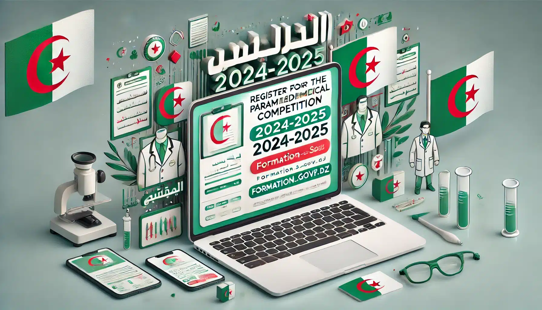 بادر.. خطوات التسجيل في مسابقة شبه طبي 2024 – 2025 من خلال الرابط formation.sante.gov.dz