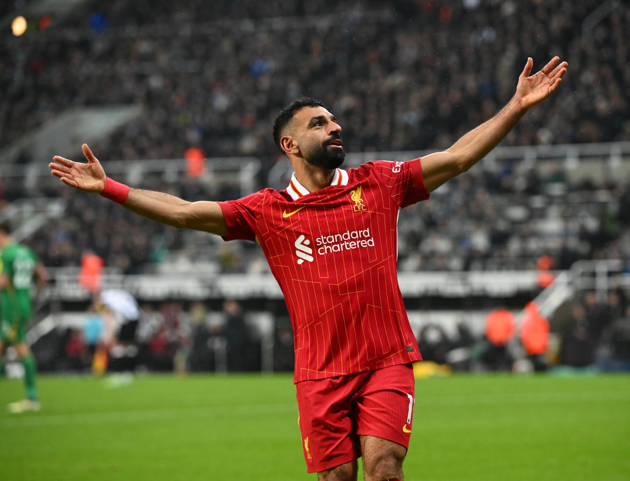 محمد صلاح يسجل  ثالث أهداف ليفربول أمام ليستر سيتى