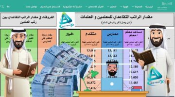 خطوات الاستعلام عن سلم الرواتب الجديد للمعلمين في السعودية