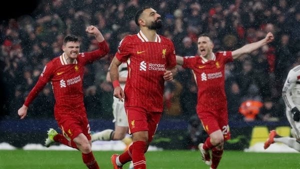 نتيجة مباراة ليفربول ومانشستر يونايتد في الدوري الإنجليزي اليوم