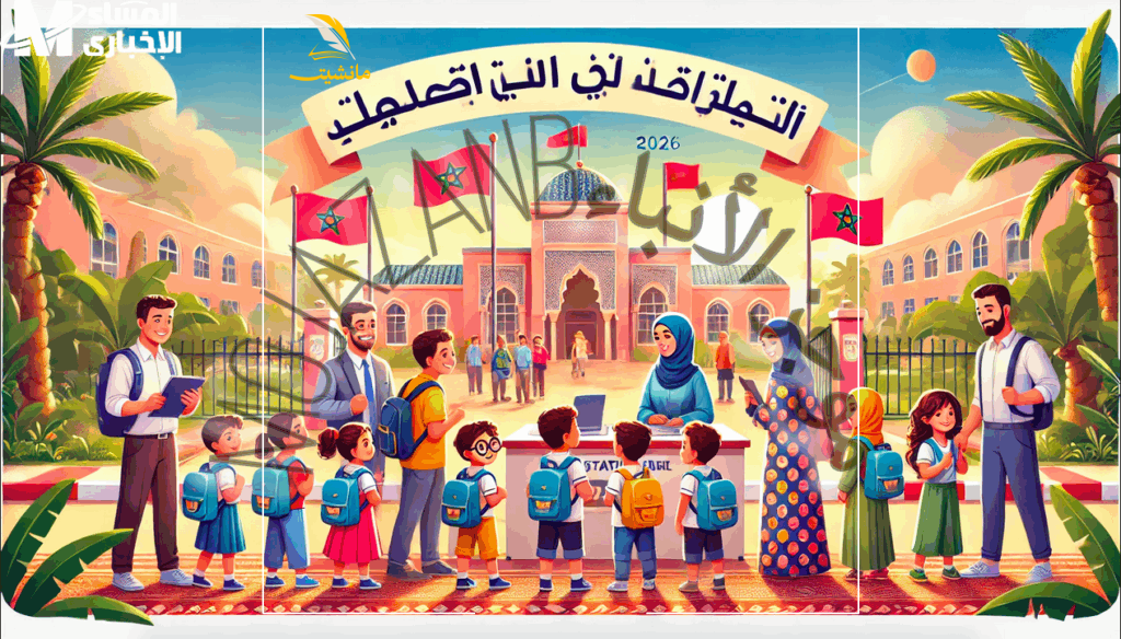 تسجيل التلاميذ الجدد بالسنة الأولى من التعليم الابتدائي في المغرب