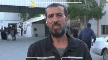 عاجل.. 
                                            فلسطينى يروى كيف استخدمه جنود الاحتلال درعا بشرية فى شمال غزة