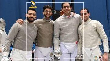 منتخب سلاح السيف يتأهل لربع نهائي كأس العالم في إسبانيا