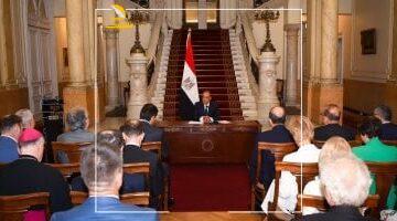 عاجل.. 
                                            وزير الخارجية يلتقى بسفراء الدول الأوروبية المعتمدين فى القاهرة