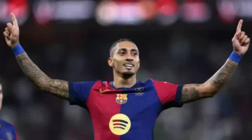 محدش كان يتوقع.. رافينيا يتوج رسميًا بلقب أفضل لاعب في الدوري الإسباني موسم 2024/2025
