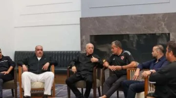 لسبب مهم.. أبوريدة يزور بعثة الأهلي في نيوجيرسي