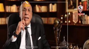 الزمالك يتنفس الصعداء.. موعد عودة حسين لبيب لرئاسة الزمالك بعد الوعكة الصحية