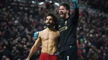 مش صلاح ده! .. أليسون: محمد صلاح احتفل بهدفي في وست بروميتش أكثر من أهدافه!