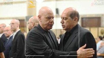 نجوم الكورة.. حسين السيد، الحضري، وأعضاء الجبلاية في عزاء شقيق علاء نبيل