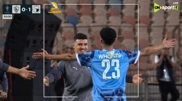 قطة عملها.. أحمد عاطف ‘قطة’ يسجل هدف بيراميدز الأول المباغت في شباك الزمالك بالدقيقة 29