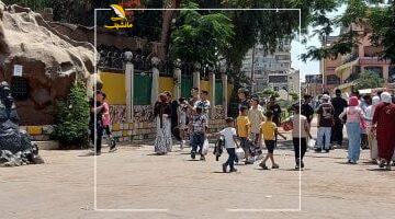 الحديقة اتقلبت.. إقبال تاريخي على الحديقة الدولية في ثاني أيام عيد الأضحى