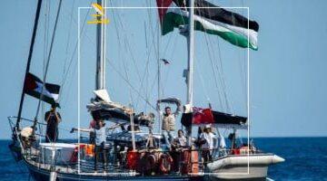 لحظات رعب.. صفارات إنذار تدوي على متن السفينة مادلين عقب محاصرتها بقوارب الاحتلال