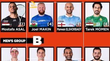 فرعنة الاسكواش.. 6 أبطال مصريين ضمن العظماء الثمانية للاسكواش