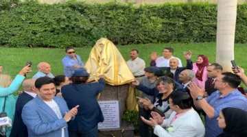 كأنها حقيقية.. إزاحة الستار عن تمثال أسمهان الأسطوري بدار الأوبرا المصرية.. شاهد 15 لقطة نادرة