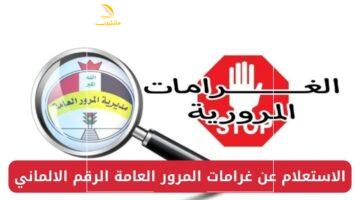 أنت ومكانك.. استعلم عن غرامات المرور في العراق 2025 بخطوات بسيطة وخدمة ميسرة