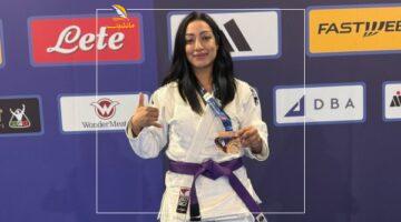دهب من أول مرة.. هند رزق بتحصد أول ذهبية في تاريخ الجوجيتسو المصري الرسمي ببطولة البحر المتوسط بروما