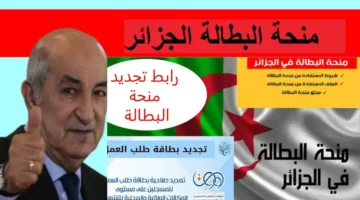 <p>فلوس البطالة وصلت.. رابط منحة البطالة الجزائرية 2025 متاح الآن عبر <code>www.anem.dz</code> وشروط التسجيل الموثقة.</p>