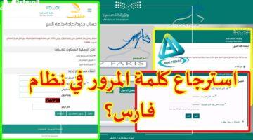 أمانك في ثواني.. طريقة تغيير كلمة المرور في نظام فارس 1446 لحماية حسابك حماية كاملة
