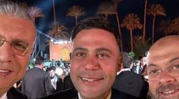 اجتماع النجوم.. محمد إمام وهشام ماجد ومعتز التونى في حفل زفاف حفيد عادل إمام
