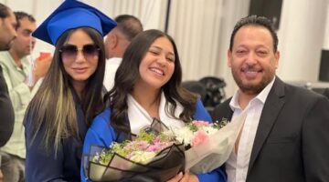 فرحة الأم.. إيناس عز الدين تحتفل بتخرج ابنتها نغم في أجمل أيام العمر