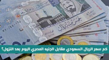 تراجع مفاجئ لسعر الريال السعودي أمام الجنيه المصري اليوم.. كم سجل في البنوك؟