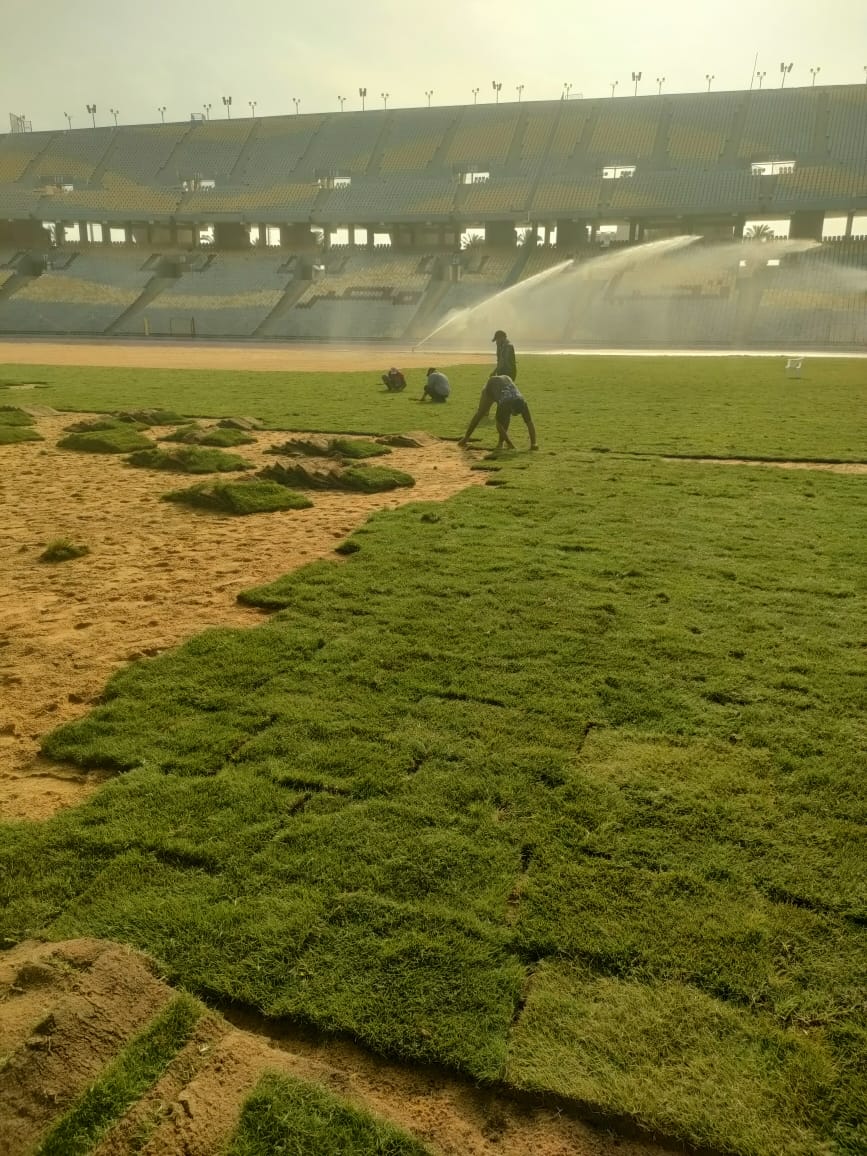 برج العرب خلال تطوير الأرضية