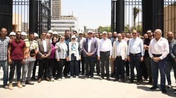 رسميًا.. تفقد وزير الإسكان ومحافظ القاهرة مشروع إحياء حديقة الأزبكية