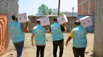 رسميًا.. “صناع الخير” توزع كراتين مواد غذائية على الأسر بالغربية