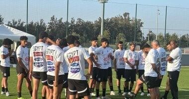 قبل مواجهة المغرب.. نبيه يُشيد بروح منتخب الشباب القتالية (صور)