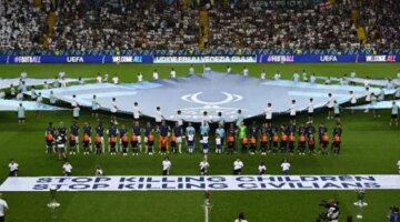 قرار UEFA..  دعم غزة في نهائي السوبر الأوروبي برسالة مؤثرة