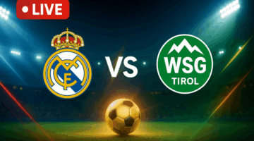 مباراة نارية الآن.. ريال مدريد ضد WSG تيرول النمساوي والقنوات الناقلة للمباراة مباشرة