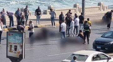 كارثة على الطريق.. مصرع وإصابة 9 أشخاص في حادث مروع بالشاطبي بالإسكندرية