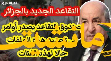 هام.. تقاعد الجزائر 2025: الشروط الكاملة ومعلومات الاستحقاق
