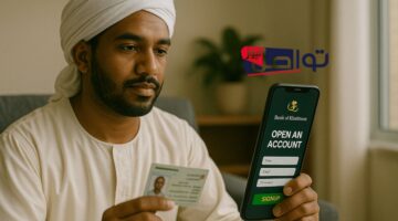فتح حساب بنك الخرطوم اون لاين بالجواز 2