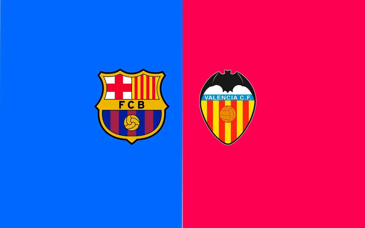 مباراة برشلونة وفالنسيا في الدوري الإسباني