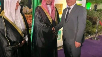 في حدث دبلوماسي بارز.. رئيس جامعة سوهاج يحضر احتفالية العيد الوطني الـ95 للسعودية