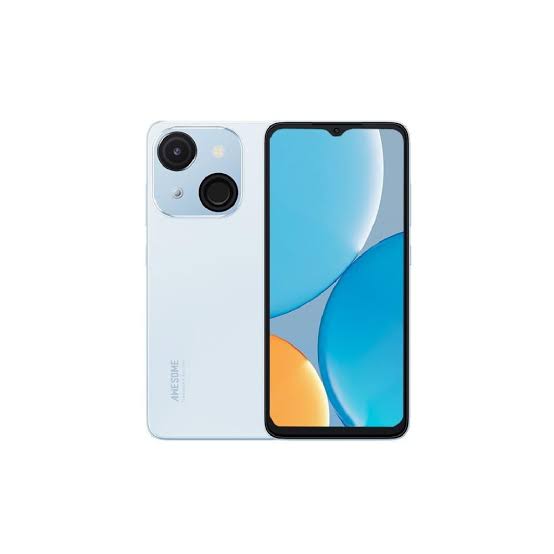 هاتف Itel A50C من الخلف باللون الأسود اللامع