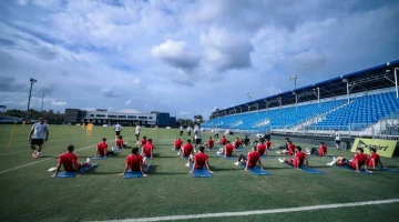 مران الأهلي في أمريكا 1