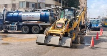 انقطاع مياه الدقي كسر مفاجئ في الخط الرئيسي وتحرك عاجل