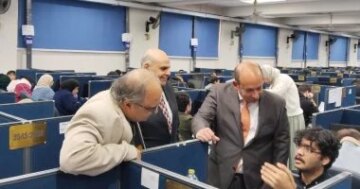 جولة تفقدية عميد طب قصر العيني يتابع سير امتحانات طلاب