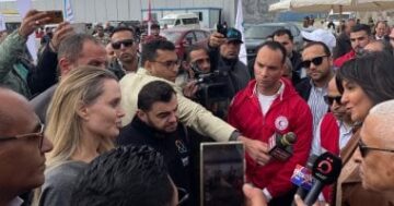 زيارة معبر رفح محافظ شمال سيناء يستقبل أنجلينا جولي لمتابعة