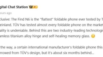 أوبو Find N6 يكسر قيود الهواتف القابلة للطي بتصميم هو