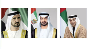 رئيس الدولة ونائباه يهنئون أمير الكويت بمناسبة اليوم الوطني وذكرى