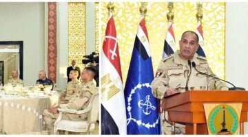 ظهور خاص وسط الجنود الفريق أشرف سالم زاهر يشارك مقاتلي