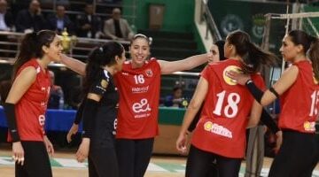 الأهلى يهزم الزمالك فى نهائى كأس مصر لسيدات الكرة الطائرة