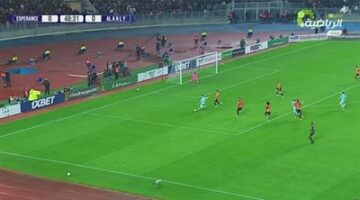 الاهلي انطلاق الشوط الثاني من مباراة الأهلي والترجي التونسي في