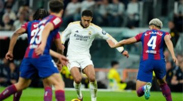 بالترددات 9 قنوات مجانية تنقل مباراة برشلونة وريال مدريد